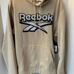 Reebok Mesh Head Hoodie—White Pepper
